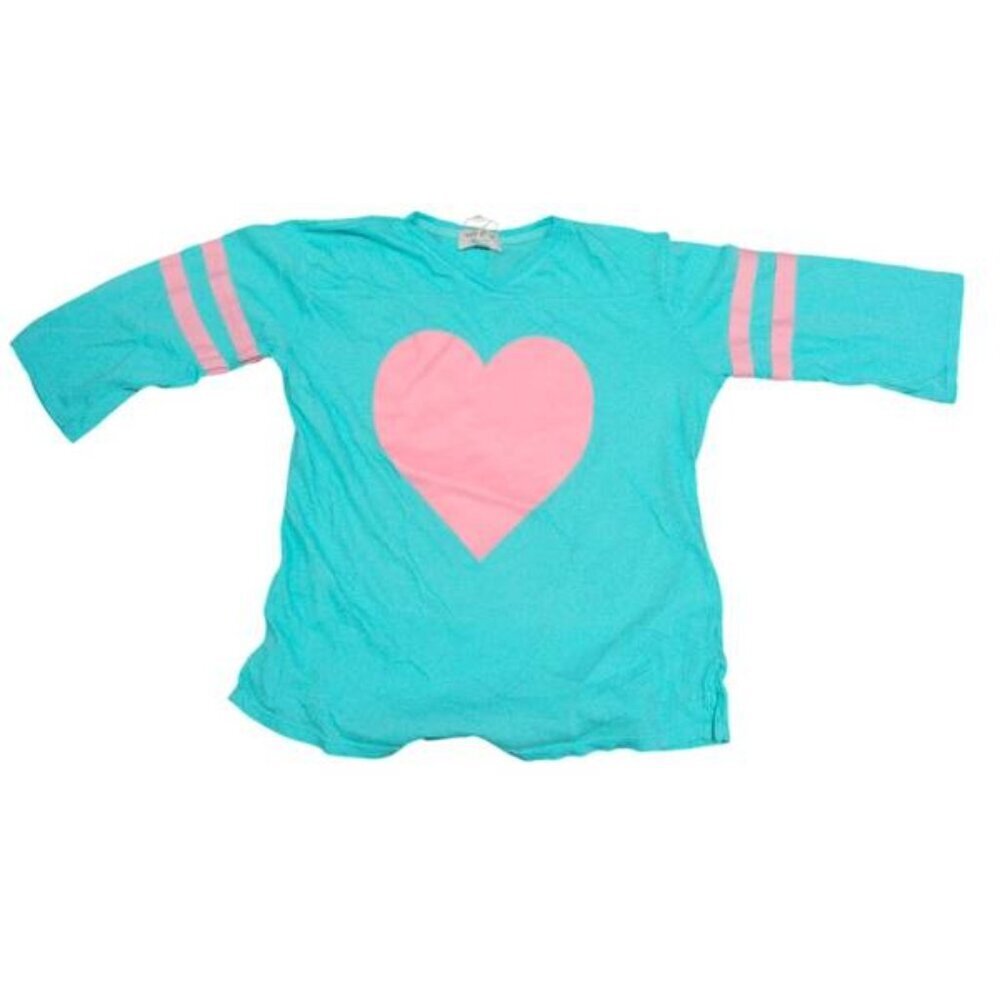 Wildfox Long Sleeve Heart Tee